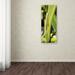 Trademark Fine Art "Leaves Unfolding" by Kurt Shaffer Photographic Print on Wrapped Canvas Canvas | 19 H x 8 W x 2 D in | Wayfair KS0181-C819GG