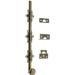 idh by St. Simons Solid Brass 18" Heavy Duty Surface Bolt in Yellow | 18 H x 0.6 W x 2 D in | Wayfair 11280-005