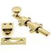 idh by St. Simons Solid Brass Dutch Door Bolt in Yellow | 2 H x 0.63 W x 4.25 D in | Wayfair 11270-3NL