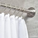 iDesign Cade Hanging Shower Curtain Hooks Metal in Gray | 1 H x 2.75 W x 2.75 D in | Wayfair 76752