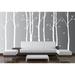 Innovative Stencils Birch Tree Forest Branches Wall Decal Vinyl in Gray | 108 H x 156 W in | Wayfair 1263 108