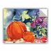 August Grove® Anne Tavoletti Apples & Pumpkins Removable Wall Decal in Blue/Orange | 14 H x 18 W in | Wayfair 8B435C27414F442784423D482520FB4D