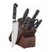 ZWILLING J.A. Henckels Zwilling Pro 7-piece Knife Block Set - Bamboo High Carbon Stainless Steel in Black/Gray | Wayfair 38449-008