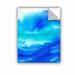 Highland Dunes Rise III Removable Wall Decal Vinyl in Blue/White | 18 H x 14 W in | Wayfair BEAC463F59B449B1A9DDB1190568720B