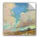 ArtWall Beth A. Forst Clouds Got in My Way Removable Wall Decal Vinyl in Blue/Brown | 24 H x 24 W in | Wayfair 5for010a2424p