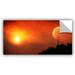 ArtWall Above The Sun' by Dragos Dumitrascu Photographic Print Removable Wall Decal Canvas/Fabric in Orange | 24 H x 48 W in | Wayfair