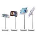 idée Portable 360° Rotate Mount Universal Tablet & Phone Holder Accessory in White | 18.3 H x 6.9 W in | Wayfair PTS02W