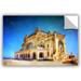 ArtWall Casino in Ruins' by Dragos Dumitrascu Photographic Print Removable Wall decal Metal in Blue/Brown | 32 H x 48 W in | Wayfair 0dum009a3248p