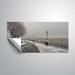 ArtWall New York Benches Wall Mural Vinyl in Gray/White | 24 H x 48 W in | Wayfair 6Nov076a2448p