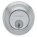 Kwikset Key Control Single Cylinder Deadbolt w/ Smartkey Zinc in Gray | 4.6457 H x 4.0945 W x 3.2283 D in | Wayfair 81726DSMT