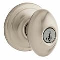 Kwikset Laurel Keyed Door Knob w/ SmartKey® Metal in Gray | 2.63 H x 2.63 W in | Wayfair 740L 15 SMT