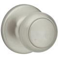 Kwikset Inactive Interior Cove Knob Dummy Entry Set (Exterior Portion Sold Separately) in Gray | 5.748 H x 3.622 W x 3.3071 D in | Wayfair 968CV15