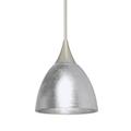 Latitude Run® Cavan 1 - Light Single Bell Pendant in Gray | 2.62 H x 3.37 W x 3.37 D in | Wayfair LRUN7495 39730483