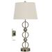 Latitude Run® Ambridge Metal 31" Table Lamp Metal in Gray | 30.5 H x 15 W x 15 D in | Wayfair LRUN1941 39062905