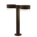 Latitude Run® Algarin Line Voltage LED Bollard Light Metal in Brown | 16 H x 5 W x 13.5 D in | Wayfair LRUN3558 39270535