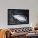 Dakota Fields ' Peacock' by Christine Lindstrom Framed Painting Print Canvas in White | 24 H x 36 W x 1.5 D in | Wayfair