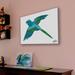 Marmont Hill 'Abc Bird' by Eric Carle Painting Print on Wrapped Canvas Metal in Blue | 40 H x 60 W in | Wayfair MH-ECARL-22-C-60