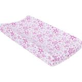Miracle Blanket Stars Changing Pad Cover Cotton in Pink/White | 34 H x 11 W x 6 D in | Wayfair 8344