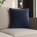 Mercury Row® Throw Pillow Cover & Insert Polyester/Polyfill blend in Blue | 16 H x 16 W x 6 D in | Wayfair MCRW6752 43867383