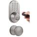 Milocks Complete Entry Knob Set w/ Electronic Deadbolt in Gray | 7 H x 8 W x 3 D in | Wayfair XFK-02SN