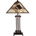 Meyda Lighting 23" Metallic Table Lamp Metal in Black/Gray | 23 H x 20 W x 20 D in | Wayfair 131508