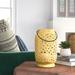 Mistana™ Ceramic Tabletop Lantern Ceramic in Yellow | 9.5 H x 5.7 W x 5.7 D in | Wayfair MTNA3113 40470169