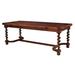 MacKenzie-Dow English Pub Barley Extendable Dining Table Wood in Brown/Red | 30.25 H x 72 W in | Wayfair 1-1161_Acanthus