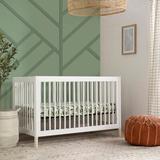 babyletto Gelato 4-in-1 Convertible Crib Wood in White | 35.25 H x 31 W in | Wayfair M12901WNX