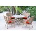 Bay Isle Home™ Batchelder 5 Piece Outdoor Dining Set w/ Cushions Wicker/Rattan | 29.5 H x 44.5 W x 44 D in | Wayfair