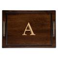 Martins Homewares Tobacco Monogrammed Platter Wood in Brown | 14 W in | Wayfair 83504MPWGO