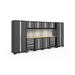 NewAge Products Bold Series 12 Piece Complete Storage System Set in Gray | 77.25 H x 156 W x 18 D in | Wayfair 56018
