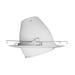 NICOR Lighting Eyeball 6" Adjustable Recessed Trim, Steel | 8 H x 8 W in | Wayfair 17526WH