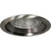 NICOR Lighting R30 Airtight Cone 6" Shower Recessed Trim in Gray | 5.5 H x 7.5 W in | Wayfair 17550ANKWL