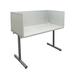 OBEX Acoustical Desk Mounted Privacy Panel in White | 12 H x 36 W x 0.63 D in | Wayfair 12X36A-A-OV-DM