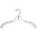 Only Hangers Inc. Top Non-Slip Hanger for Dress/Shirt/Sweater Plastic/Metal | 8 H x 17 W in | Wayfair PH200-50