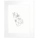 Orren Ellis Satin Wall Mounted Dry Erase Board Manufactured Wood in Brown/White | 30 H x 0.75 D in | Wayfair OREL6031 41152074