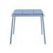 OASIQ Corail Aluminum Dining Table Metal in Blue | 29.5 H x 34.88 W x 34.88 D in | Outdoor Dining | Wayfair 1001060040083
