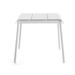OASIQ Corail Aluminum Dining Table Metal in White | 29.5 H x 34.88 W x 34.88 D in | Outdoor Dining | Wayfair 1001060003083