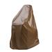 Symple Stuff Durand Rolling Wood Caddy Cover 2.25 Ft. x 2.3 Ft. Plastic Log Store Plastic in Brown | 38 H x 27 W x 28 D in | Wayfair 12982