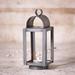 Gracie Oaks Cape Cod Metal Lantern Metal in Gray | 8.25 H x 3.25 W x 3.25 D in | Wayfair 3B850858A25E469FA1DD5E805656A8D7