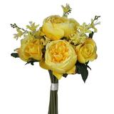 Ophelia & Co. Beautiful Stylish Faux Bouquet Rose Floral Arrangement Polyester | 12 H x 8 W x 6 D in | Wayfair 91D66EF85ABB4352B89E387C5157EBC6