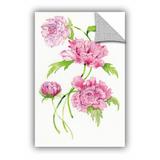 Ophelia & Co. Buker Floral Delight III Removable Wall Decal Vinyl in Green/Pink | 12 H x 18 W in | Wayfair 810F51926EBD4606A6603981A719F8FC