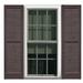 Perfect Shutters, inc. Premier Louver Exterior Shutters Vinyl in Brown | 63 H x 15 W x 0.78 D in | Wayfair IL501563025