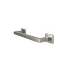 Preferred Bath Accessories Primo 12" Mitered Wall Mounted Towel Bar Metal in Gray | 2.2 H x 3.21 D in | Wayfair 1012-BN-MV