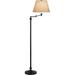 Robert Abbey Wilton 60" Swing Arm Floor Lamp Metal in Yellow | 60 H x 14 W x 23.5 D in | Wayfair 2607X