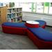 Palmieri Molecule Novelty Soft Seating in Black | 20 H x 47.25 W x 30.25 D in | Wayfair ML-42-T-CB908-B-CB908