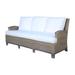 Panama Jack Sunroom Exuma 79" Square Arm Sofa | 34 H x 79 W x 34 D in | Wayfair PJS-3001-KBU-S