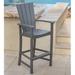 POLYWOOD® Quattro Adirondack Bar Chair in Green | 51.5 H x 24.75 W x 23.75 D in | Wayfair QLD202LI