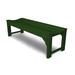 POLYWOOD® Traditional Garden Backless Outdoor Bench Plastic in Green | 60" | Wayfair BAB160GR