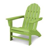 POLYWOOD® Vineyard Adirondack Chair in Green | 36.25 H x 29.25 W x 32.81 D in | Wayfair AD400LI